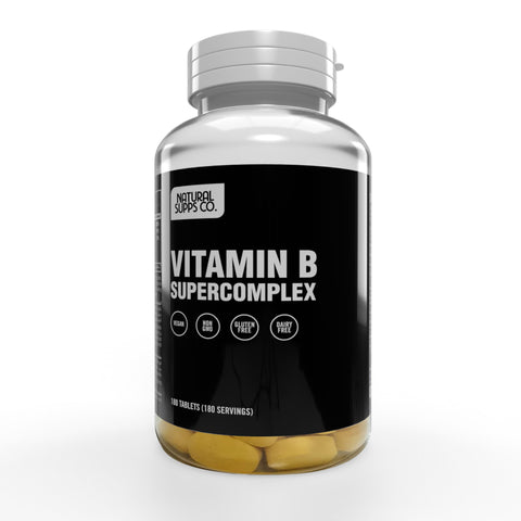 Vitamin B Supercomplex - 180 Tablets (180 Servings)